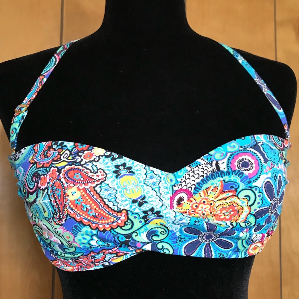 Bleu Rod Beattie LetLoose!Twist Bandeau bikini top